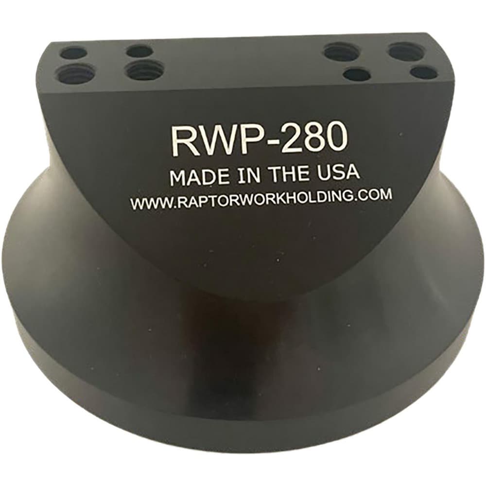 Zero Point Riser: Accepts RWP-019SS and RWP-042SS fixtures; mounts on all Piranha Zero-Point plates; 5.25" dia. X 2.50" tall