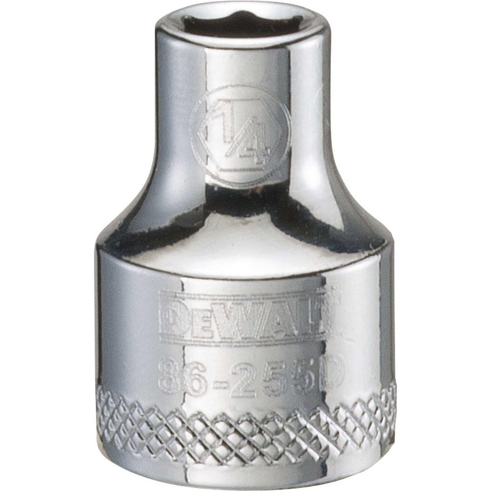 Standard Hand Socket: 3/8" Drive, 1/4" Socket, 6-Point