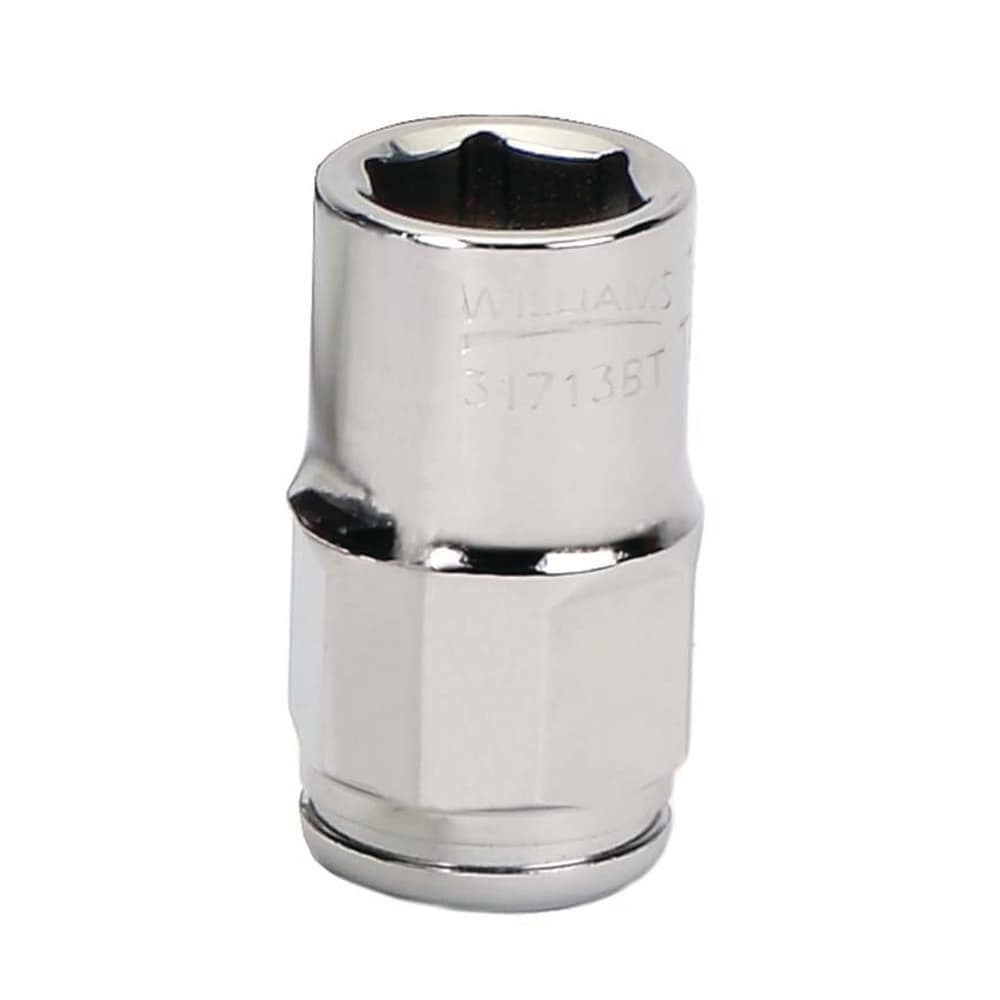 Non-Impact Hand Socket: 3/8" Drive, 14.00 mm Socket, 6-Point