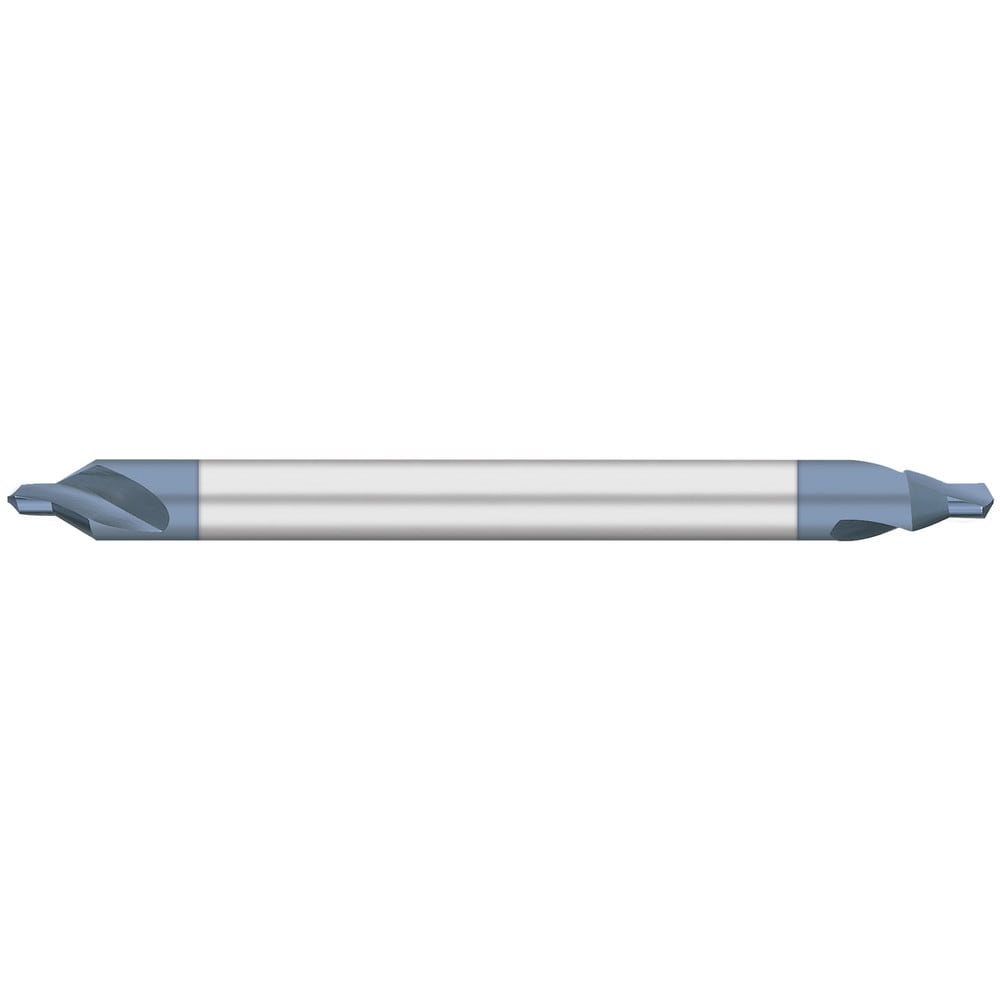 Combo Drill & Countersink:  #1,  1/8" Body Dia,  118°,  Solid Carbide
