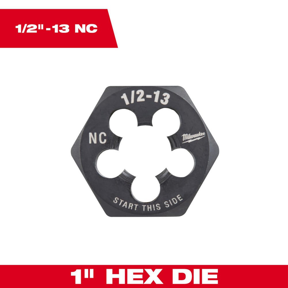Hex Rethreading Die: Right Hand, No Carbon Steel