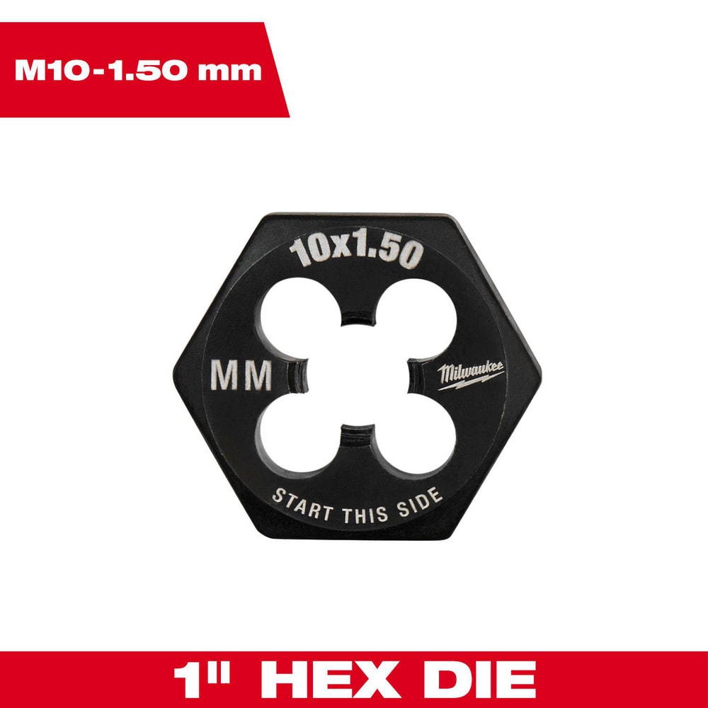 Hex Rethreading Die: Right Hand, No Carbon Steel