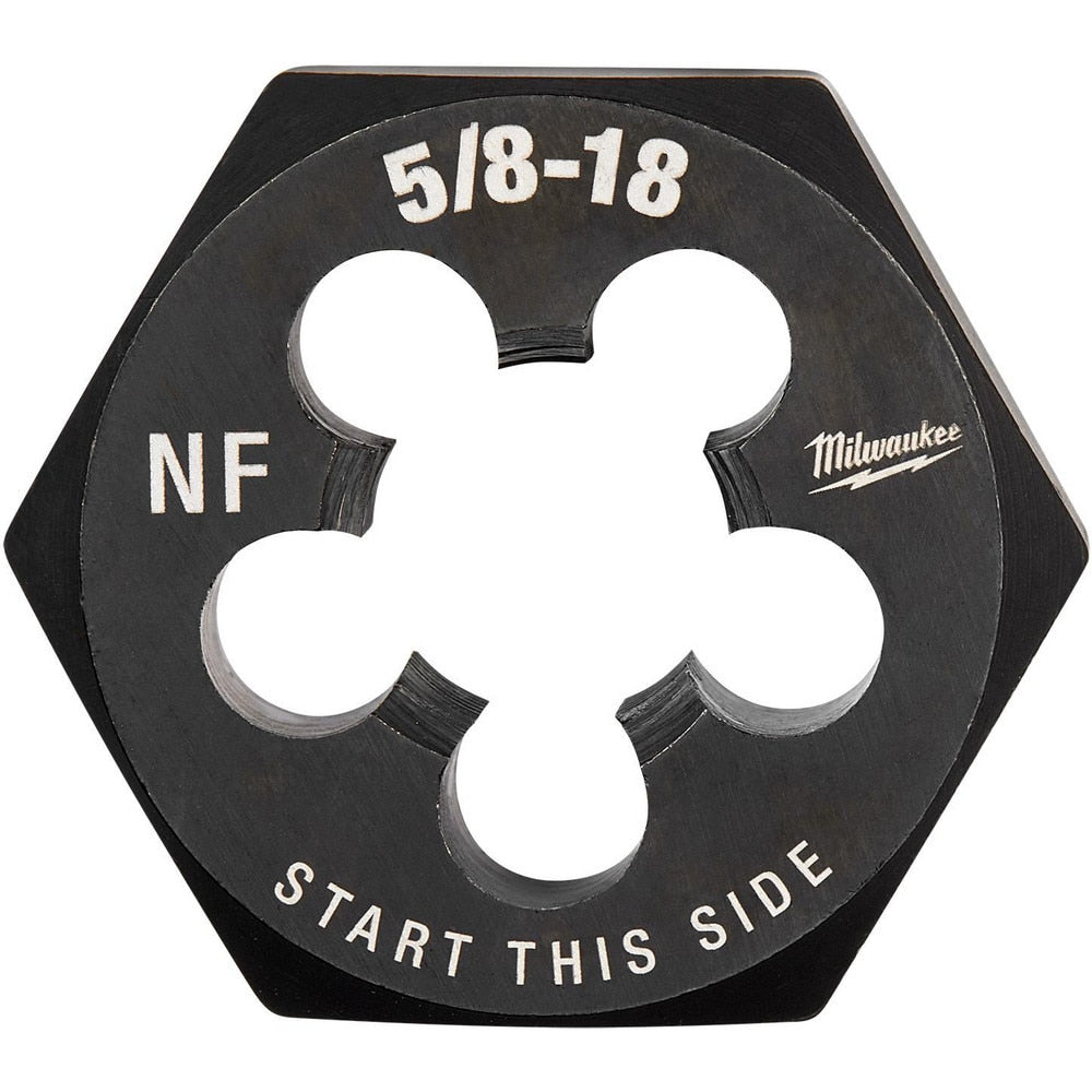 Hex Rethreading Die: Right Hand, No Carbon Steel