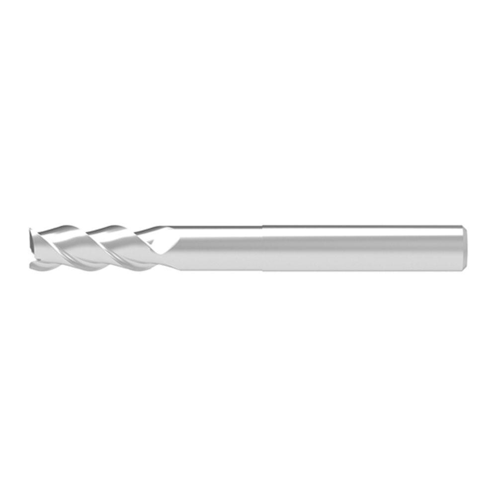 Square End Mill: 18.00 mm Dia, 20.00 mm LOC, 3 Flute, Solid Carbide
