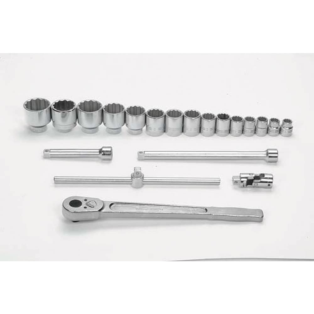 Standard Hand Socket: 3/4" Drive, 38.00 mm Socket, 12-Point