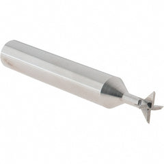 Dovetail Cutter: 90 °, 0.12" Cut Width, Solid Carbide