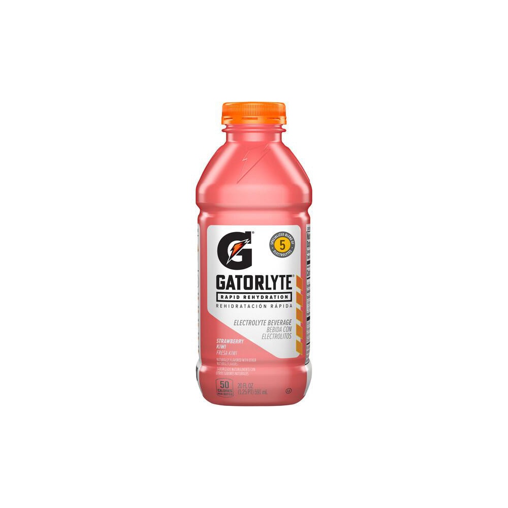Activity Drink: 20 Bottle, Strawberry Kiwi, Liquid, Yields 20.00 oz