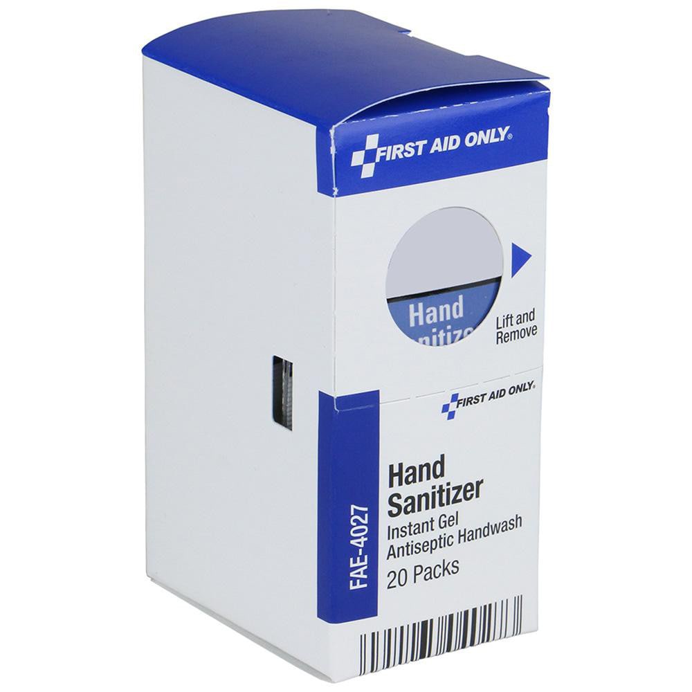 Hand Sanitizer: Gel, 0.9 g, Box, No