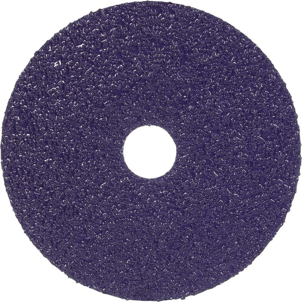 Fiber Disc: 4-1/2" Disc Dia, 7/8" Hole, Arbor Hole, 36 Grit, Premium Ceramic Alumina