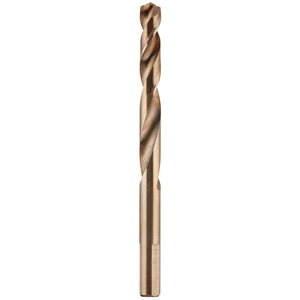 Mechanics Drill Bit:  0.3350" Dia,  135°,  Cobalt,  Hex Shank,  Split Point