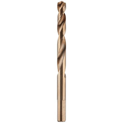 Mechanics Drill Bit:  0.3350" Dia,  135°,  Cobalt,  Hex Shank,  Split Point