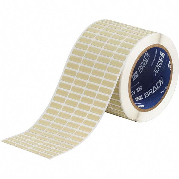 Label Maker Label: Amber, Polyimide, 3/4" OAW, 10,000 per Roll