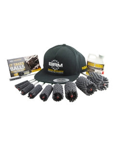 0.394″-2.000″ Bore Diameter x  Hone Length x  Overall Length, 180 Grit, Silicon Carbide - Flex-Hone Kit