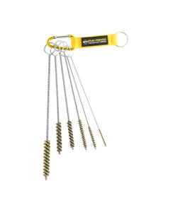6 pc Power Brush Set, 1/8″ - 7/16″ Brush Diameters, Brass