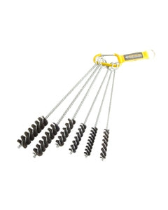 6 pc Power Brush Set, 1/2″ - 1″ Brush Diameters, Natural Bristle