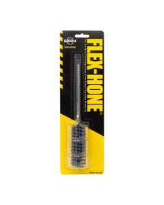 7/8″ Bore Diameter × 3″ Hone Length × 8″ Overall Length, 600 Grit, Boron Carbide - Standard Duty Flex-Hone