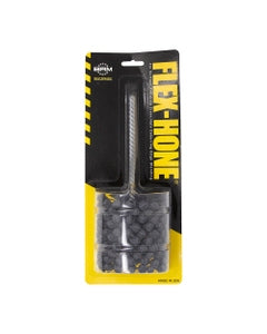 2 5/8″ Bore Diameter × 3″ Hone Length × 8″ Overall Length, 40 Grit, Boron Carbide - Standard Duty Flex-Hone