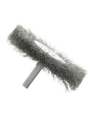 1 3/8″ Diameter × 0.187″ Width, Stainless Steel, 0.006″ Crimped Bristle, Wheel Brush