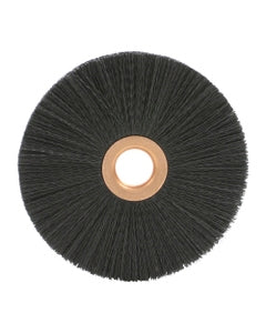 1″ Diameter × 1/4″ Width, Nylon, 0.006″ Crimped Bristle, Wheel Brush