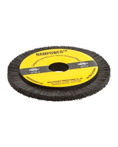 100 mm Diameter × 0.197″ Width, 600 Grit, Diamond, 0.012″ Crimped Bristle, Wheel Brush