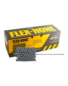 8″ Bore Diameter × 7 1/4″ Hone Length × 17.5″ Overall Length, 240 Grit, Zirconia Alumina #1525 - Heavy Duty Flex-Hone