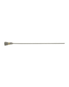 0.312″ Diameter × 1/8″ Shank Diameter × 5/8″ Trim Length, 0.005″ Crimped Bristle, Stainless Steel, Cut For Power Brush