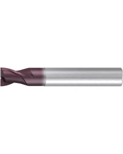 Square End Mill; 3 mm Dia. × 4 mm LOC × 6 mm Shank Dia. × 50 mm OAL ; 2 FL ; Carbide ; AlTiN ; Series 2510A