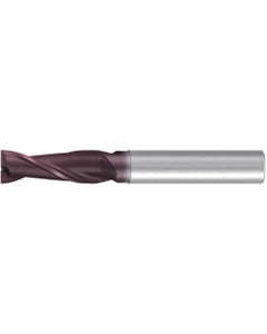 Square End Mill; 6 mm Dia. × 18 mm LOC × 6 mm Shank Dia. × 62 mm OAL ; 2 FL ; Carbide ; AlTiN ; Series 2514A