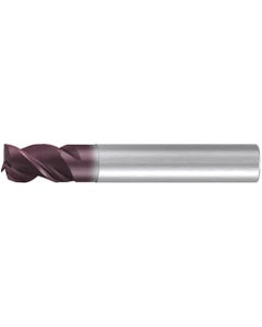 Square End Mill; 16 mm Dia. × 16 mm LOC × 16 mm Shank Dia. × 82 mm OAL ; 3 FL ; Carbide ; AlTiN ; Series 2516A