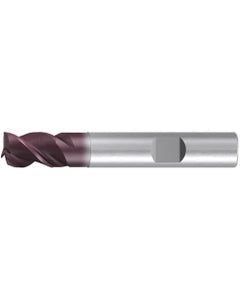 Square End Mill; 8 mm Dia. × 9 mm LOC × 8 mm Shank Dia. × 58 mm OAL ; 3 FL ; Carbide ; AlTiN ; Series 2517A