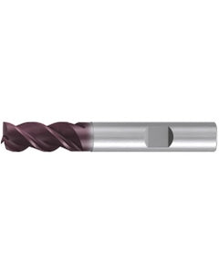 Square End Mill; 16 mm Dia. × 26 mm LOC × 16 mm Shank Dia. × 92 mm OAL ; 3 FL ; Carbide ; AlTiN ; Series 2519A