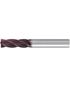 Square End Mill; 16 mm Dia. × 48 mm LOC × 16 mm Shank Dia. × 112 mm OAL ; 4 FL ; Carbide ; AlTiN ; Series 2526A