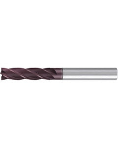 Chamfer End Mill; 10 mm Dia. × 40 mm LOC × 10 mm Shank Dia. × 95 mm OAL ; 4 FL ; Carbide ; AlTiN ; Series 2528A