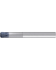 Torus End Mill; 16 mm Dia. × 16 mm Shank Dia. × 120 mm OAL ; 6 FL ; Carbide ; AlTiN ; Series 2877A