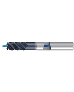 Corner Radius End Mill; 12 mm Dia. × 26 mm LOC × 12 mm Shank Dia. × 93 mm OAL ; 4 FL ; Carbide ; AlTiN ; 1.6 mm R ; Series Jet-Cut