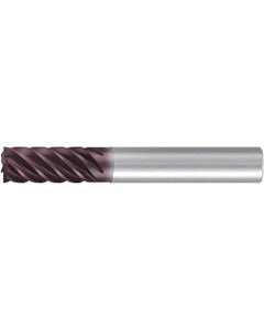 Square End Mill; 10 mm Dia. × 22 mm LOC × 10 mm Shank Dia. × 72 mm OAL ; 6 FL ; Carbide ; AlTiN ; Series 2522A