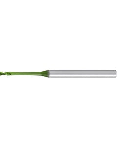 Square End Mill; 0.5 mm Dia. × 0.5 mm LOC × 3 mm Shank Dia. × 38 mm OAL ; 2 FL ; Carbide ; AlCr ; Series Micro