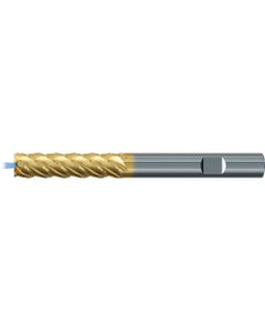 Square End Mill; 5/8″ Dia. × 2-1/2″ LOC × 5/8″ Shank Dia. × 5″ OAL ; 5 FL ; Carbide ; TiAlN+TiN ; Series 2581TZ