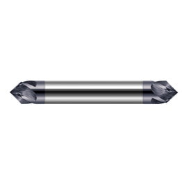1/4″ Dia. × 0.12″ LOC × 1/4″ Shank Size × 2-1/2″ OAL, 90 Degrees, Carbide, AlTiN, Chamfer Cutters