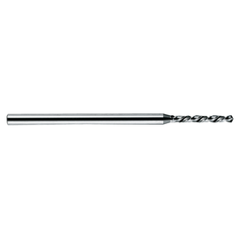 2.33 mm Dia. × 2.5 mm Shank Dia. × 35 mm OAL × 14 mm Flute Length, 120 Degrees, 2 Flute, HSS-E, Micro Drill