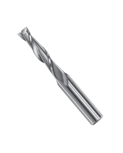 0.6 mm Dia. × 0.197″ LOC × 0.118″ Shank Dia. × 1-1/2″ OAL, 2 Flute, Carbide Miniture End Mill
