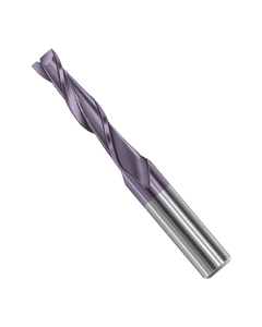 0.4 mm Dia. × 0.078″ LOC × 0.118″ Shank Dia. × 1.535″ OAL, 2 Flute, Carbide, Hard'X Miniture End Mill