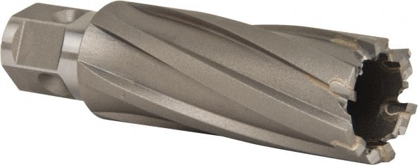 Nitto Kohki - 1" Diam x 2" Deep Carbide-Tipped Annular Cutter - Exact Tool & Supply