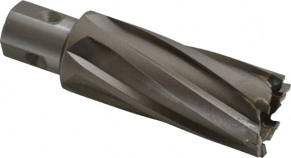 Nitto Kohki - 1-1/16" Diam x 2" Deep Carbide-Tipped Annular Cutter - Exact Tool & Supply