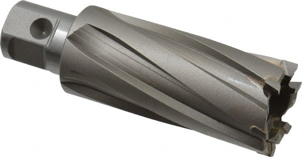Nitto Kohki - 1-1/8" Diam x 2" Deep Carbide-Tipped Annular Cutter - Exact Tool & Supply