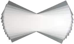 Made in USA - 10 Piece, 5" Wide x 20" Long Plastic Shim Stock Sheet - Matte (Color), ±10% Tolerance - Exact Tool & Supply