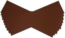 Made in USA - 10 Piece, 5" Wide x 20" Long Plastic Shim Stock Sheet - Brown, ±10% Tolerance - Exact Tool & Supply