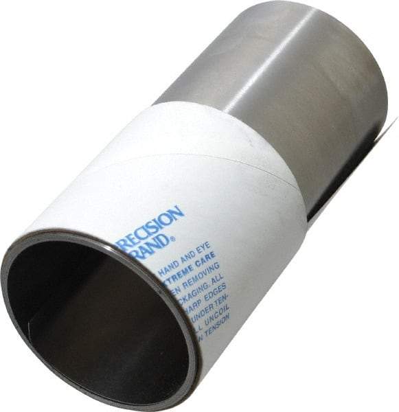 Made in USA - 100 Inch Long x 6 Inch Wide x 0.009 Inch Thick, Roll Shim Stock - Steel - Exact Tool & Supply
