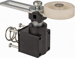 Eaton Cutler-Hammer - 4-1/4 Inch Long, 0.98 Inch Diameter, Limit Switch Adjustable Roller Lever - 0.31 Inch Face Width, For Use with E49 Miniature DIN Limit Switches - Exact Tool & Supply