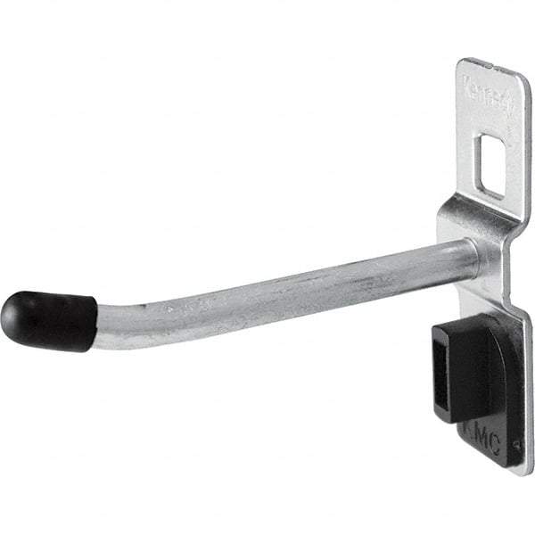 Kennedy - 5/32" Diam, 2-3/8" Long Single Angled End Pegboard Hook - Steel - Exact Tool & Supply